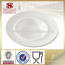 Venta al por mayor varios diseño nuevo hueso China profunda sopa plato pasta placa